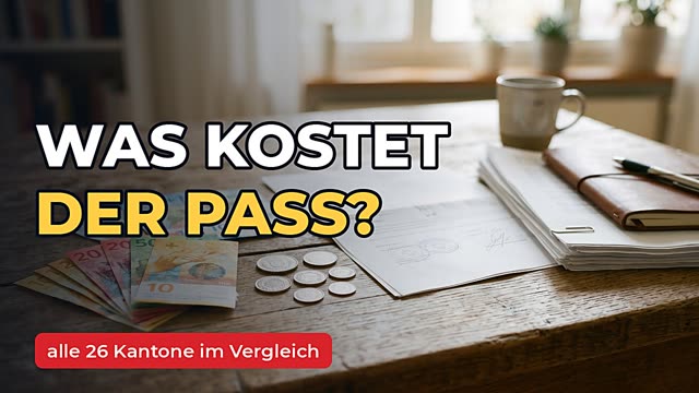 Video: Was kostet die Einbürgerung? Alle 26 Kantone im Vergleich