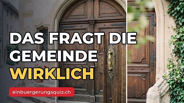 Video: Einbürgerungsgespräch: Diese Fragen stellt die Gemeinde wirklich