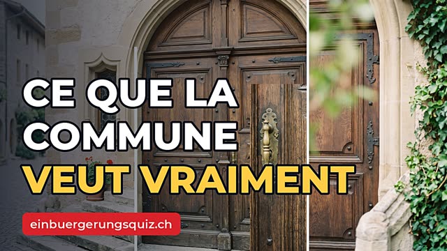 Video: Entretien de naturalisation suisse: ce que la commune demande vraiment