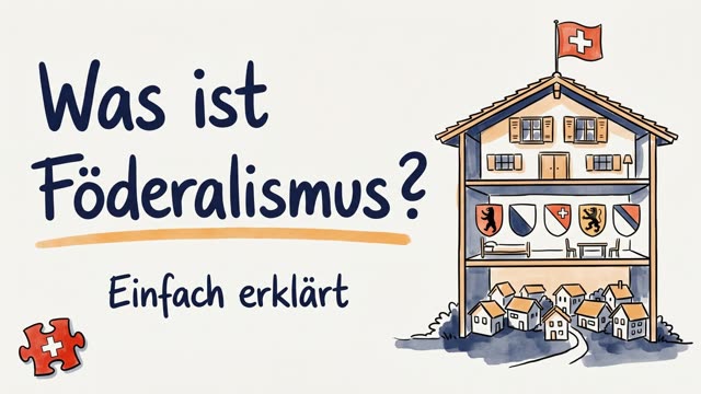 Video: Föderalismus einfach erklärt: Bund, Kantone, Gemeinden