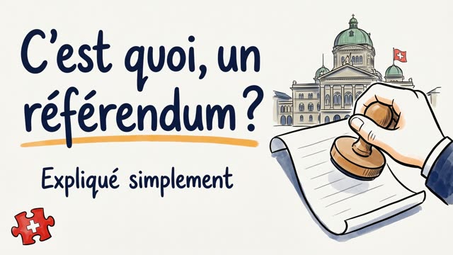Video: C'est quoi, un référendum? Expliqué simplement (naturalisation suisse)